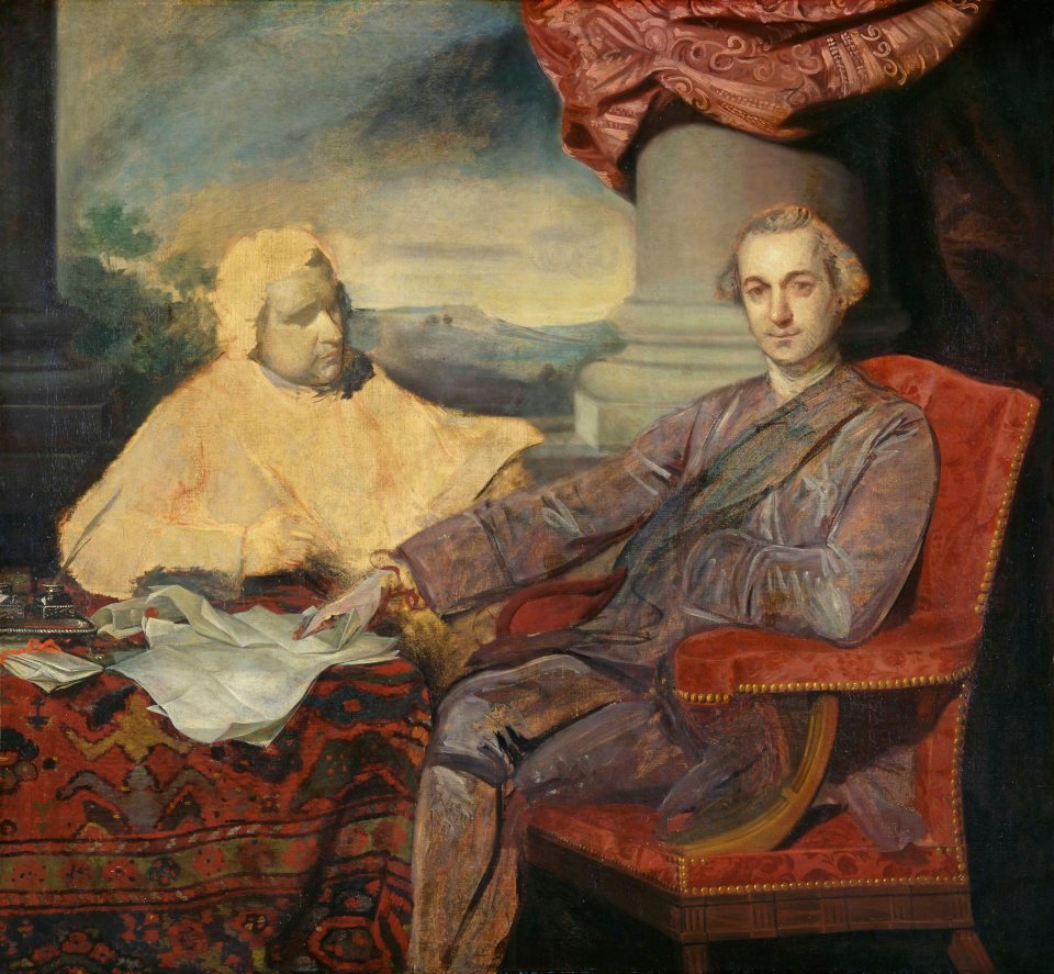 Lord Rockingham and Edmund Burke, by Sir Joshua Reynolds